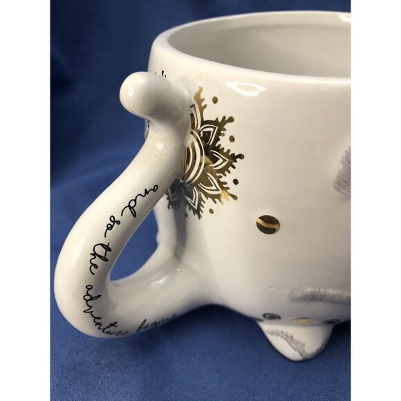 Elephant Trunk Up 16oz Mug Coffee Cup Good Luck 2019 Tri-Coastal Designed USA - Picture 4 of 12